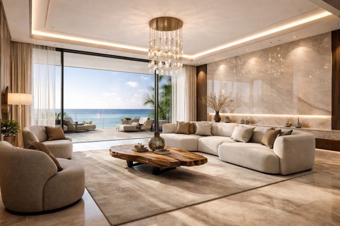 Penthouse Olimp 3 camere -etaj 15 | vedere panoramică la mare | finisaje Tempini – fotografia 5 din 5