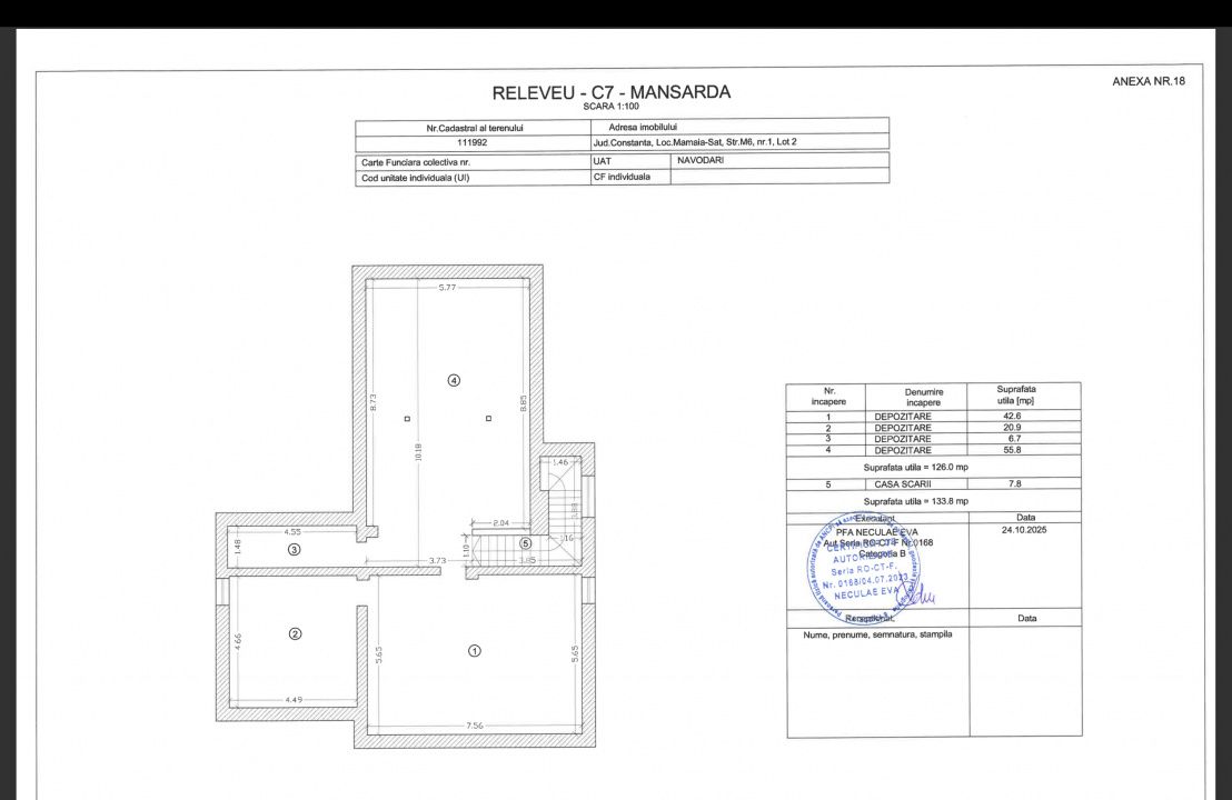 Vila D+P+1 si pod in Mamaia Sat cu teren 1569 mp si suprafata desfasurata 865 mp – fotografia 15 din 33