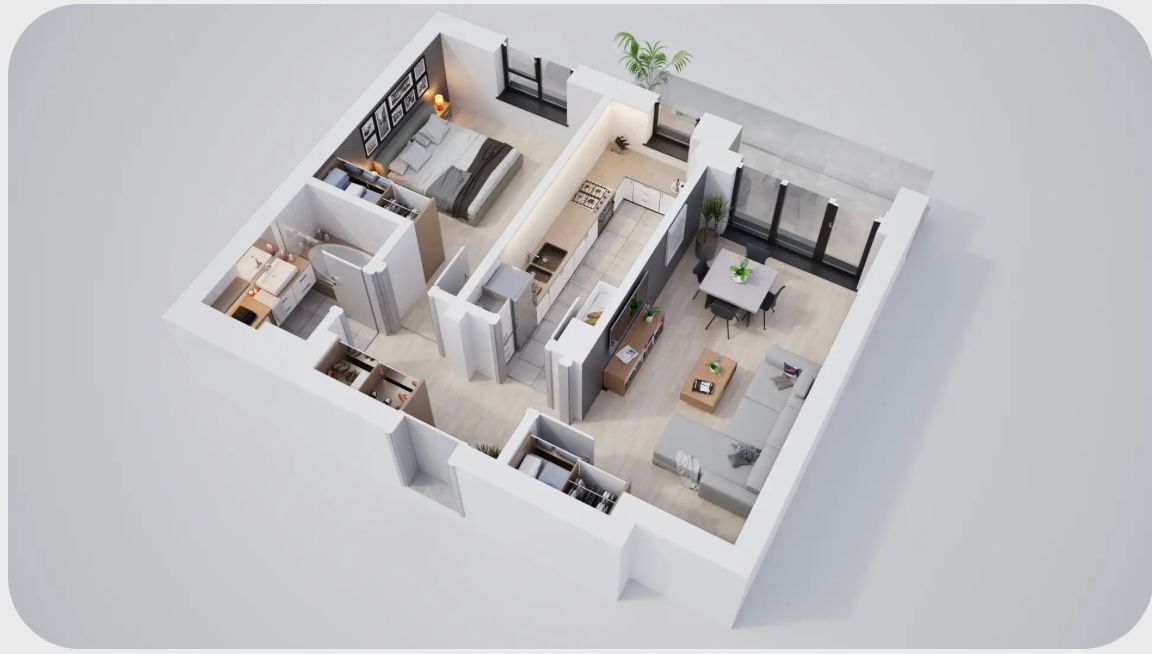 Apartament 2 camere – fotografia 6 din 21