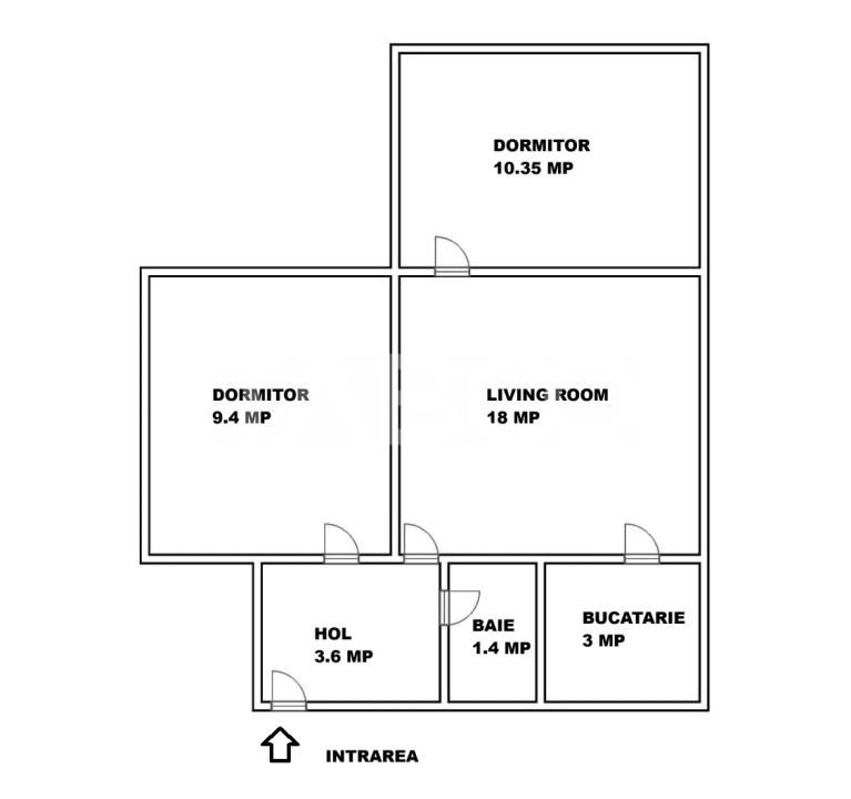 Apartament 3 camere de vanzare etaj intermediar Sibiu -chirias activ – fotografia 8 din 10