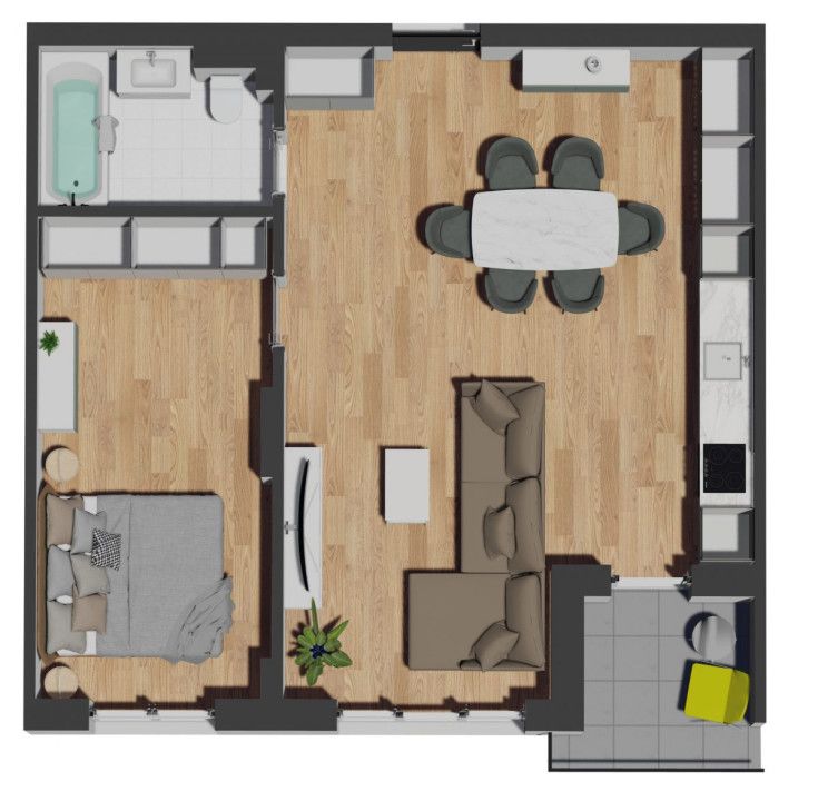 Apartament nou cu CF, strada Razoare – fotografia 5 din 5