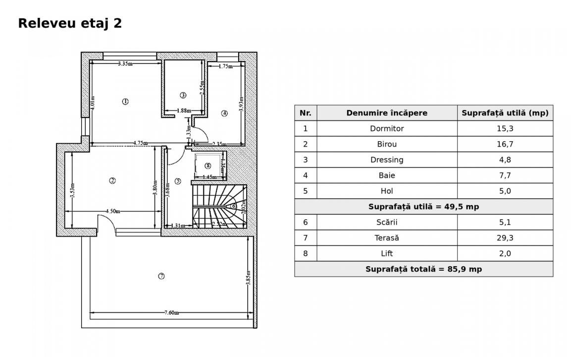 Vilă duplex cu lift, grădină și 3 terase – El Unico Residences, Pipera – fotografia 20 din 20