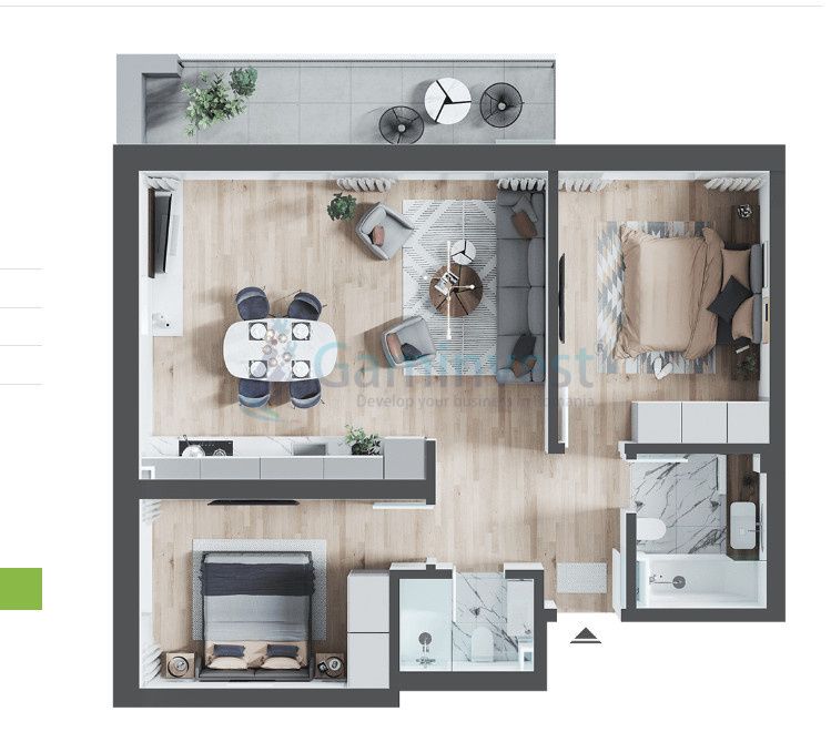 Apartament nou finisat 3 camere bloc nou Calea Aradului, Oradea – fotografia 2 din 4