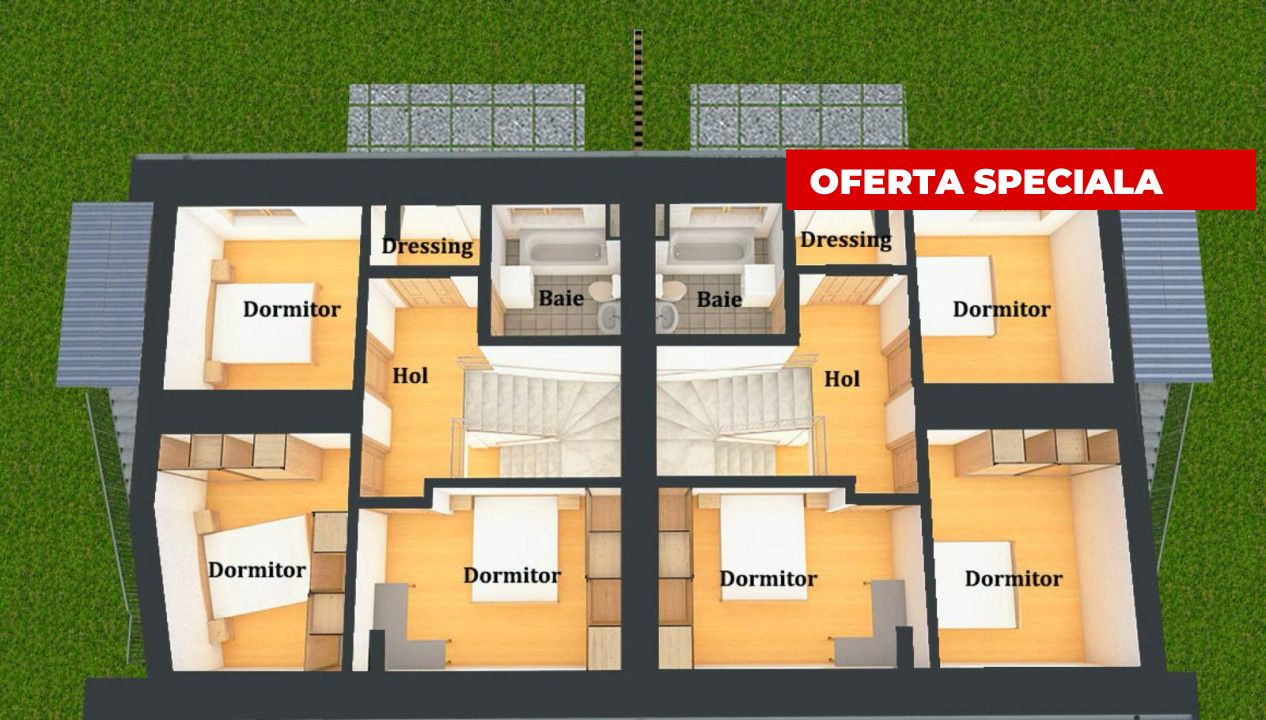 Unitate Duplex, 120 Mp Utili, Cu 2 Garaje, panouri solare – fotografia 4 din 13