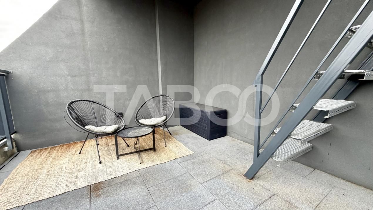 Penthouse panoramic de vanzare la cheie cu terasa de 40 mp Floresti – fotografia 10 din 13