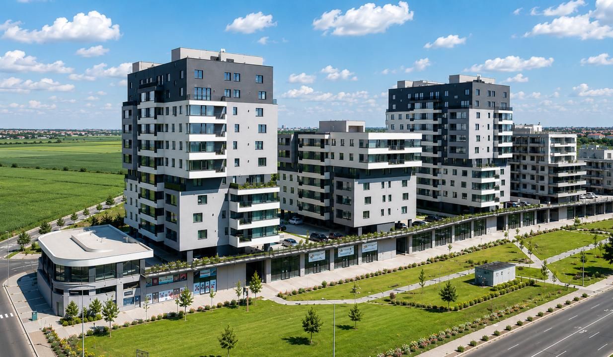 Apartament 73.6 mp. Novopolis cu terasă 23.4 mp. + parcare proprietate – fotografia 5 din 24