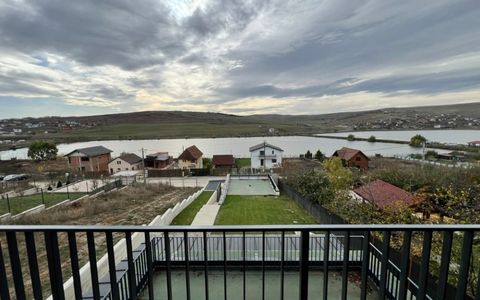 Casă cu arhitectură premium, vedere la lac și garaj dublu | Câmpenești