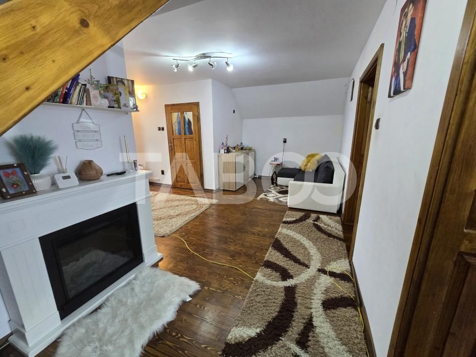Casa mobilata de vanzare 150 mpu teren 450 mp garaj Piata Cluj Sibiu – fotografia 15 din 22