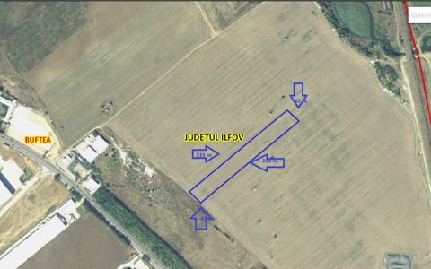 Teren industrial de vanzare 13.999 mp zona Eli Park Buftea
