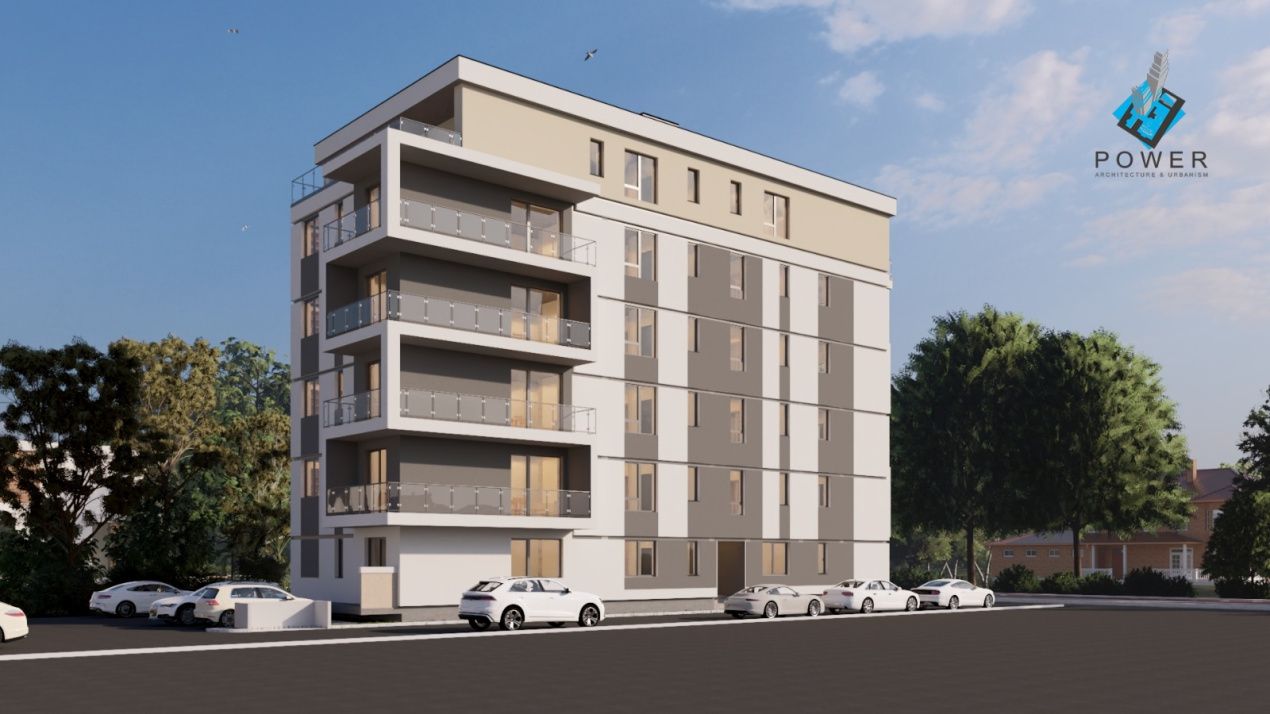 Penthouse modern, 3 camere, 90 mp utili + terasa 50 mp - Esso Giroc – fotografia 1 din 4