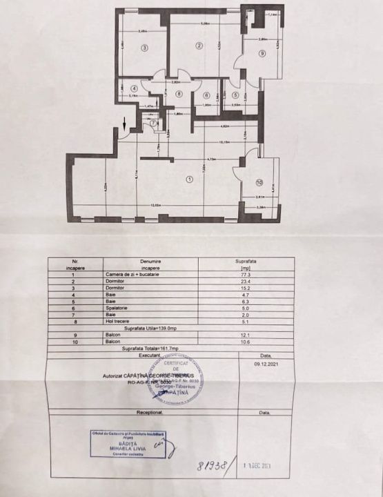 Panoramic View - 4 Rooms - Parking | Pitesti Residence - I C Bratianu 54 – fotografia 36 din 36