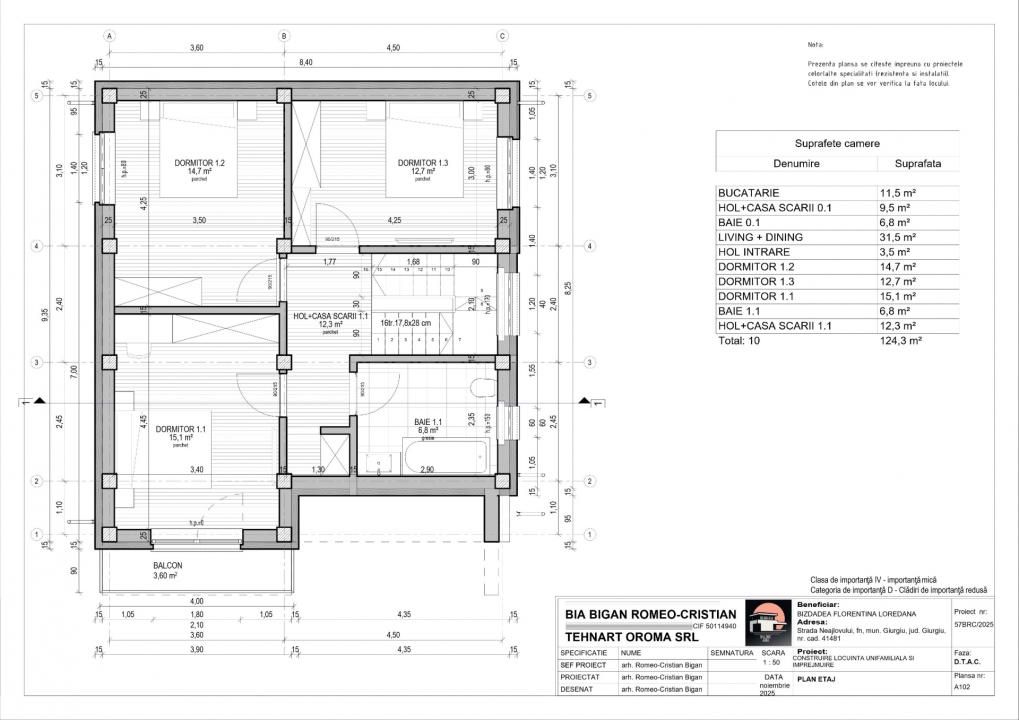 CASĂ DE VÂNZARE | 156 MP UTILI | TEREN 418 MP | 3 CAMERE | 2 BĂI – fotografia 18 din 19