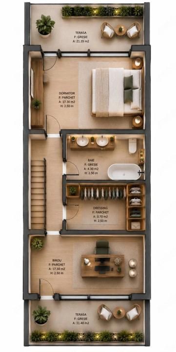 Duplex, 240 mp util, panorama, smart home, NZEB – fotografia 8 din 12