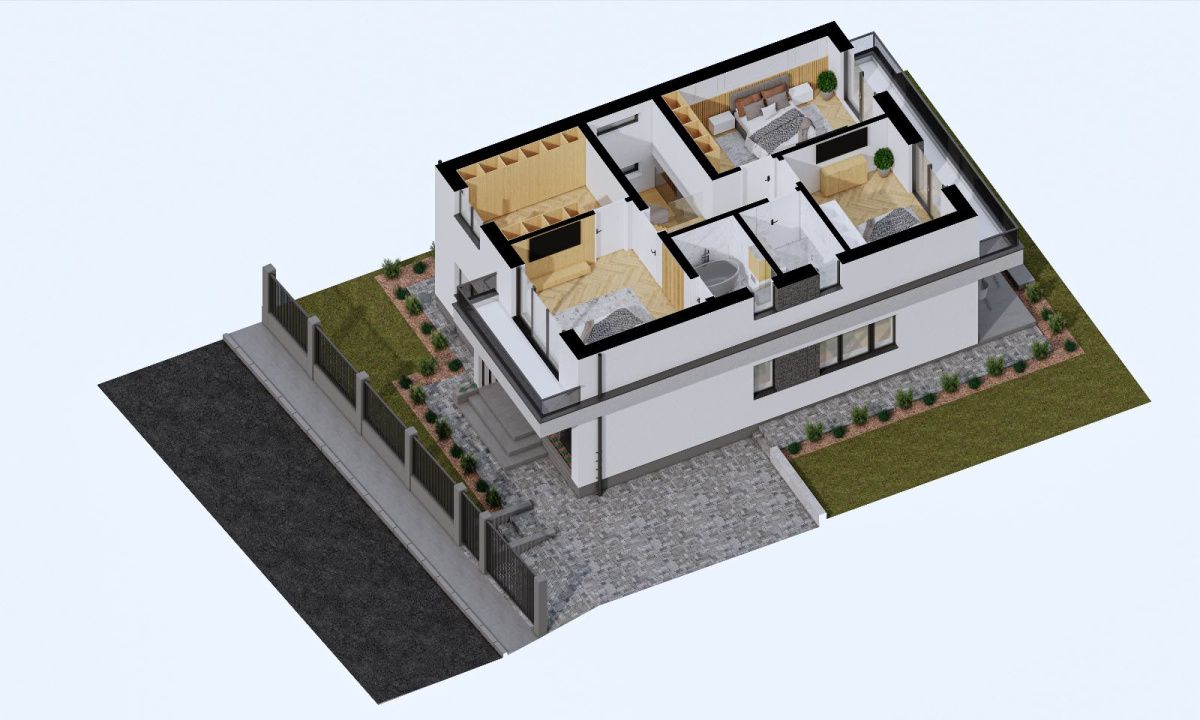 Casa individuala semifinisata, Campenesti – fotografia 16 din 26