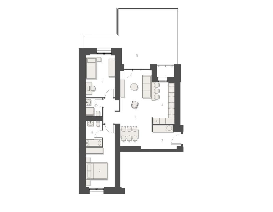 3 Rooms | Garden | Parking | Pet Friendly | Metro Pipera 5 minute – fotografia 32 din 38