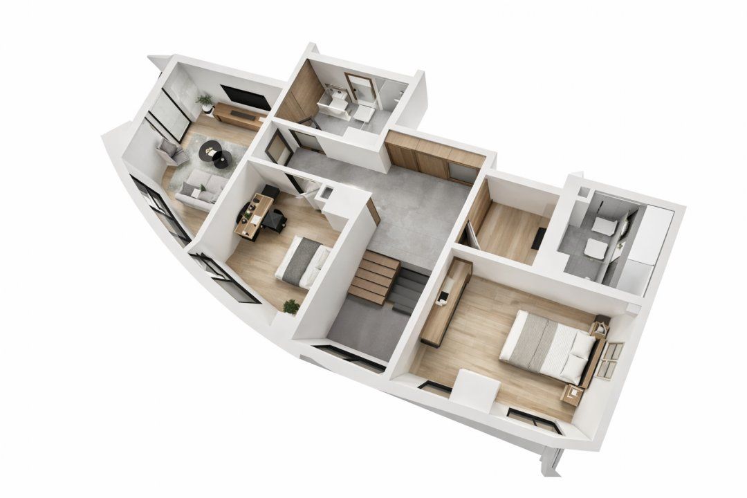 Penthouse de Lux pe 2 Niveluri | Parcare inclusa |  Comision Zero – fotografia 4 din 16