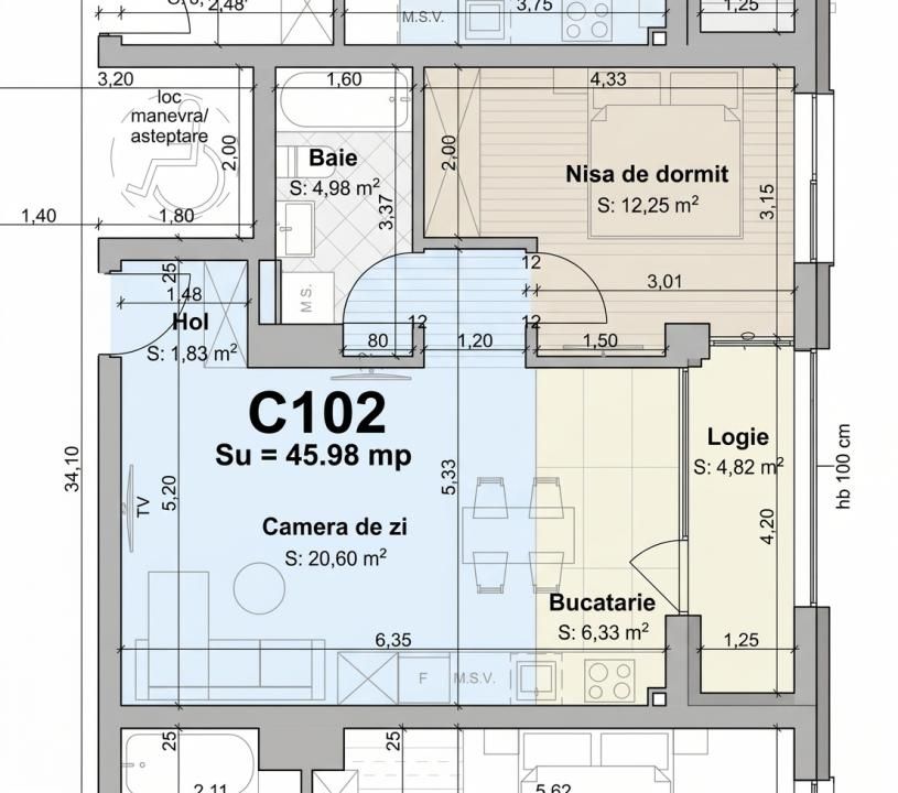 Apartamente de vanzare 1,2,3 camere, ANSAMBLU EXCLUSIVIST ZONA VIVO! – fotografia 8 din 8