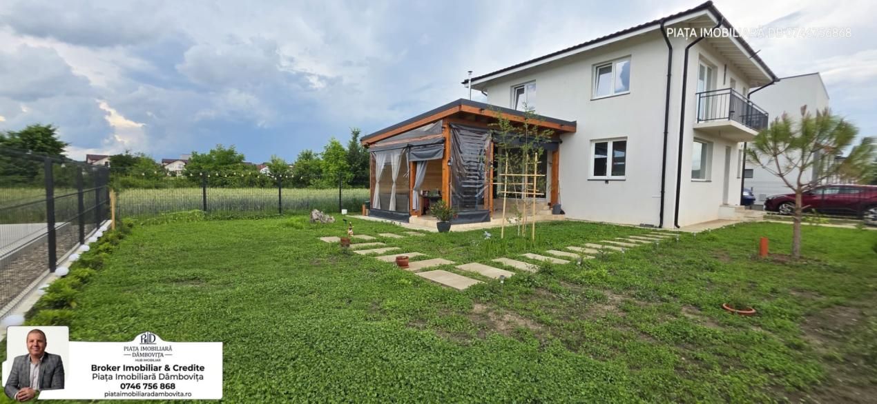 Casă Modernă P+1 – 132 mp Utili în Cartier Rezidențial, ULMI-lângă Târgoviște – fotografia 1 din 14