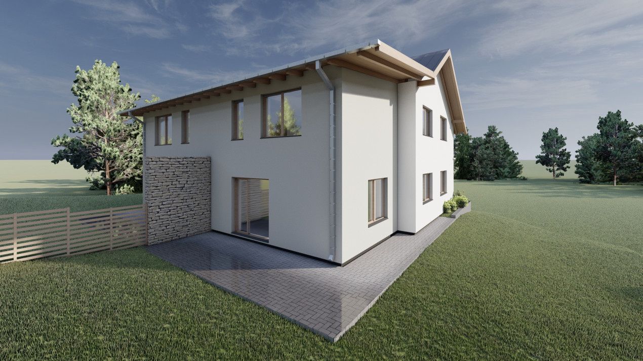 Duplex de vânzare, 120mp utili, 550mp teren pe unitate – fotografia 4 din 9