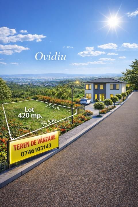 Vânzare Teren 420 mp. Ovidiu cartier nou – fotografia 6 din 14
