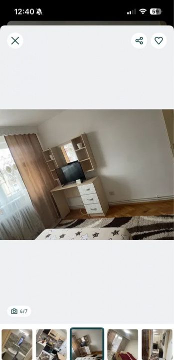 APARTAMENT 2 CAMERE I DECOMANDAT I CETATE I ZONA BULEVARD I MOBILAT I – fotografia 2 din 7