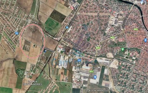 Teren intravilan pentru hala langa Mega Image, Santandrei, Bihor