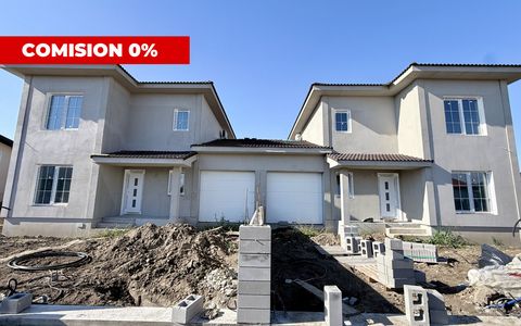 Comision 0% Duplex de vanzare, 5 camere despartit prin garaj - Mosnita Veche