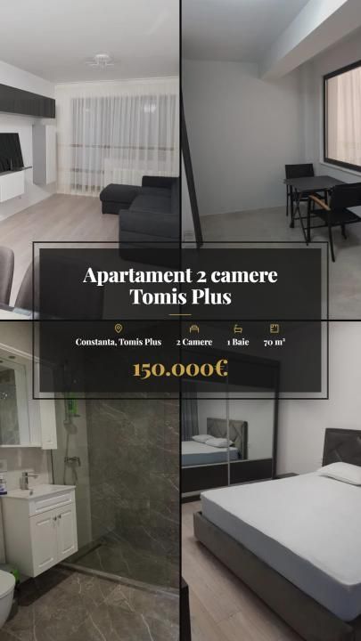 Apartament 2 camere Tomis Plus – fotografia 1 din 9