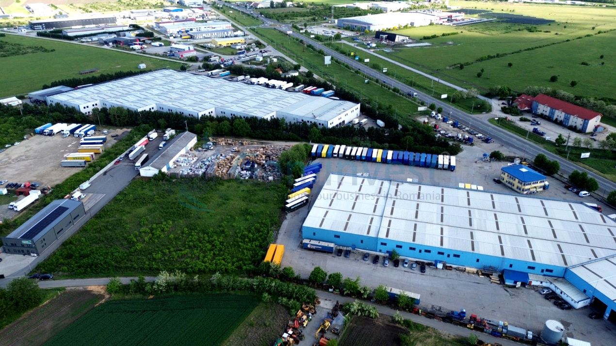 Teren industrial de 8000mp  si front de 90 m de vanzare langa Oradea, Bors – fotografia 5 din 6