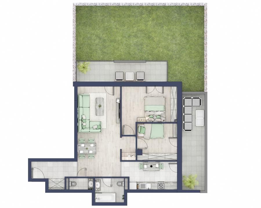 Apartament 3 camere, Parter, intabulare vara 2026 – fotografia 7 din 7