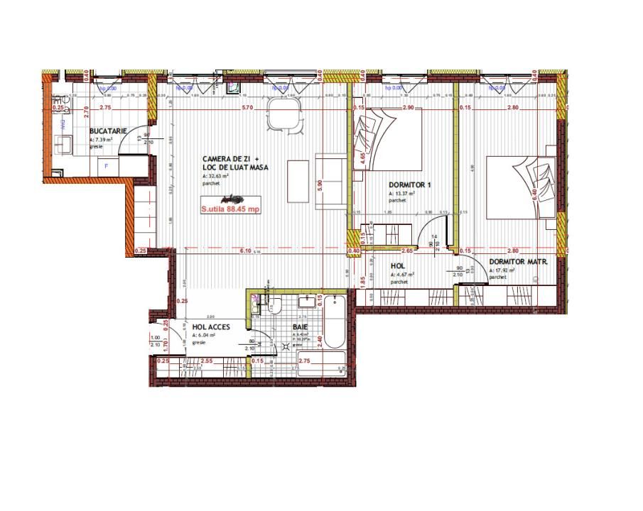 Comision 0%.Apartament 3 camere, bloc Nou , zona Tineretului – fotografia 6 din 6
