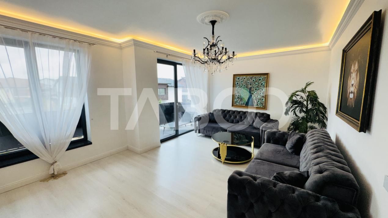 Apartament modern 3 camere 3 balcoane 2 bai 2 locuri parcare Selimbar – fotografia 7 din 13