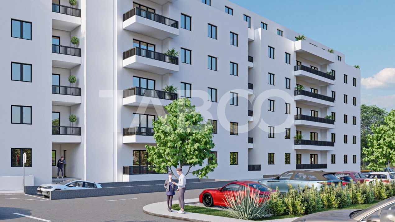 Apartament decomandat 2 camere 64 mpu si 2 balcoane zona Rahovei Sibiu – fotografia 10 din 16