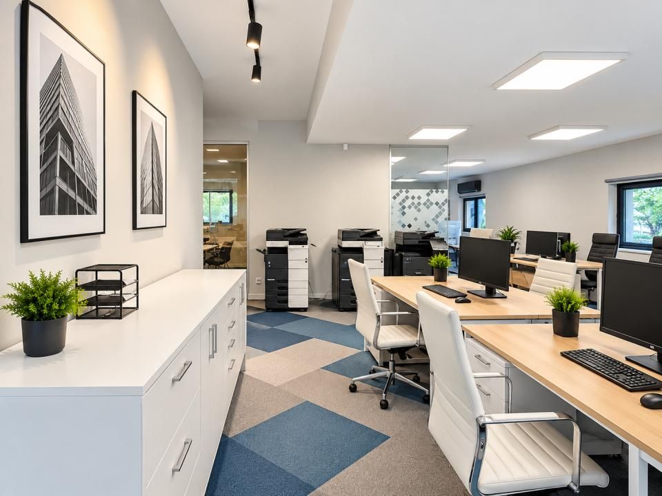 Spațiu de birouri 186 mp | Aviației | Open Space + Birou + Sală de ședințe – fotografia 4 din 6