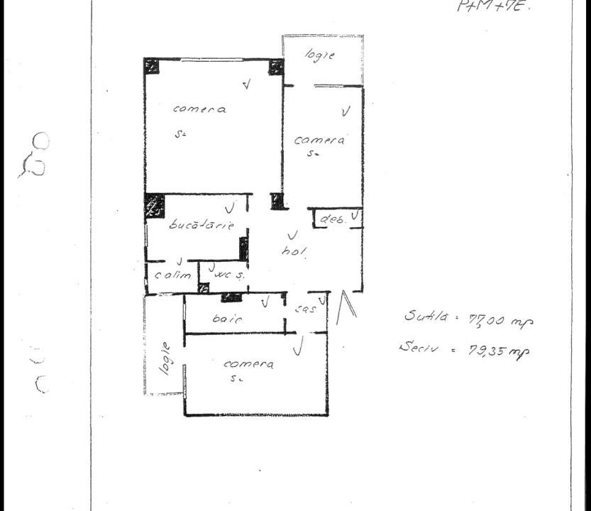 Apartament 3 camere, 78 mp, Manastur – fotografia 7 din 7