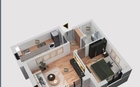 Apartament 2 camere de Vanzare Natural Residence Chiajna, direct dezvoltator