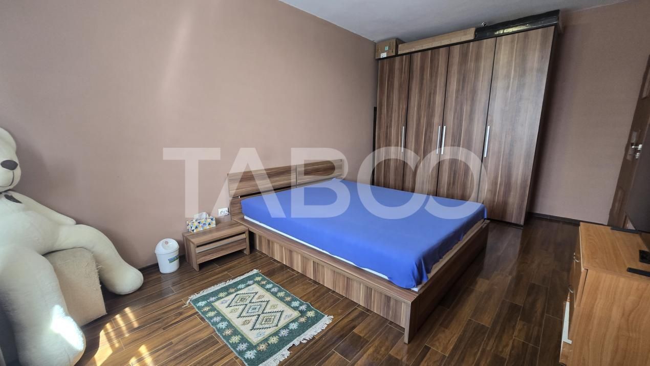 Apartament de inchiriat mobilat utilat 3 camere zona Rahovei Sibiu – fotografia 3 din 14