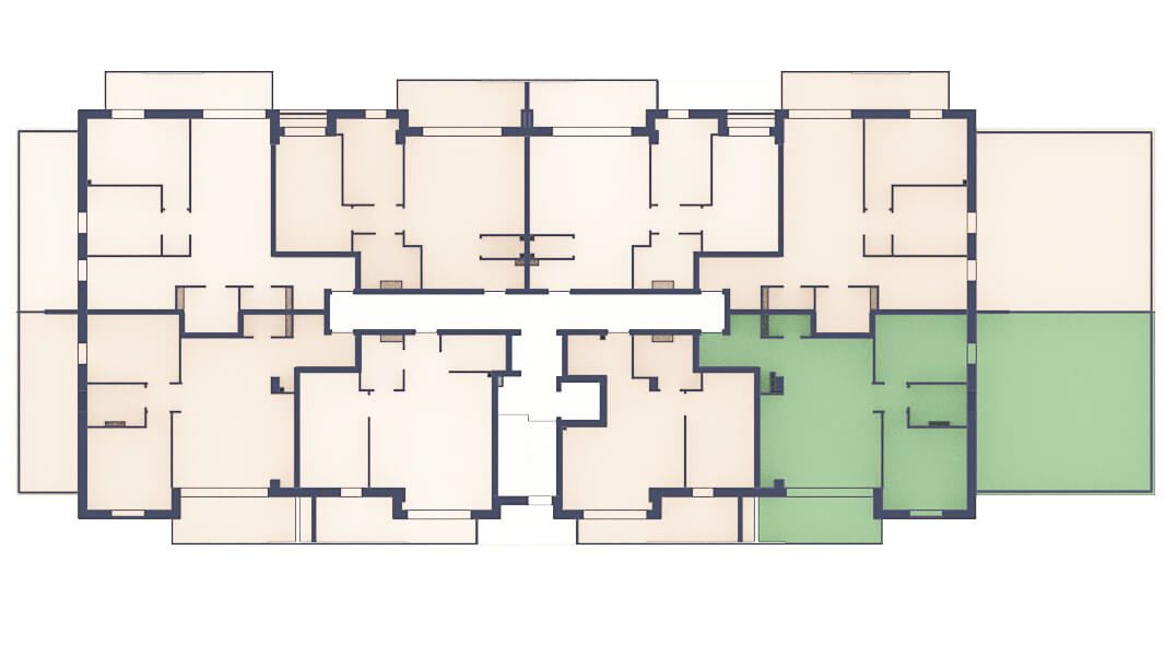 Apartament 3 camere, etaj 1, intabulare vara 2026 – fotografia 5 din 6