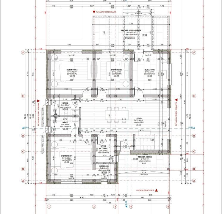 Casa individuala cu 4 camere,nefinisata, 356 mp teren, Orizont – fotografia 5 din 5