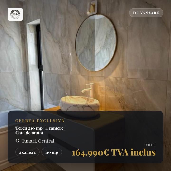 Casă nouă în Tunari | 110 mp utili | Teren 210 mp | 4 camere | Gata de mutare – fotografia 1 din 28