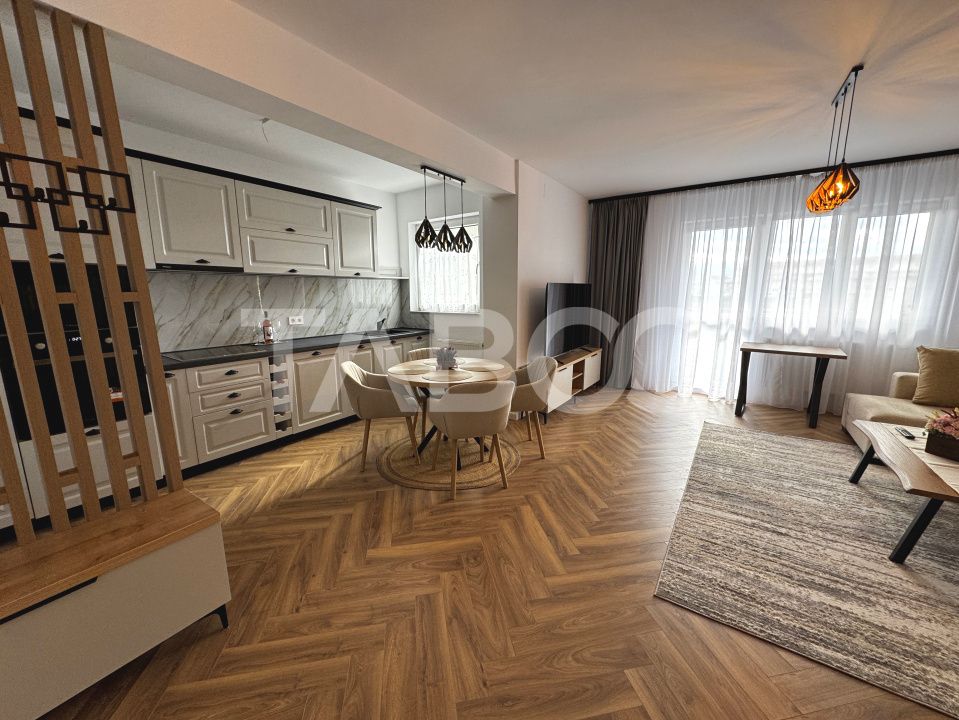Apartament de lux cu 2 camere 60 mpu plus balcon etaj 3 Rahovei Sibiu – fotografia 4 din 10