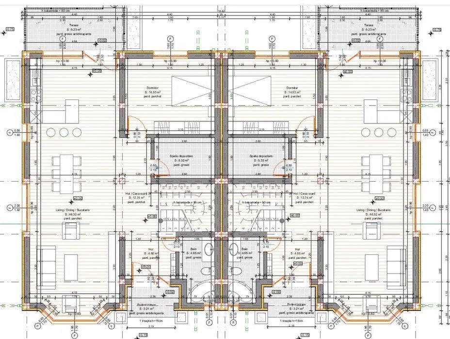 Duplex, 168 mp utili, teren individual 600 mp, 4 dormitoare | sat Gheorgheni – fotografia 8 din 9