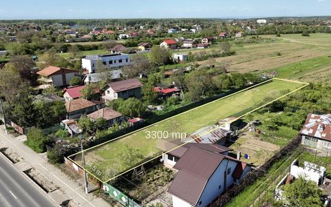 0% | Teren intravilan, 3300 mp, front 15 m | Snagov -Ghermanesti