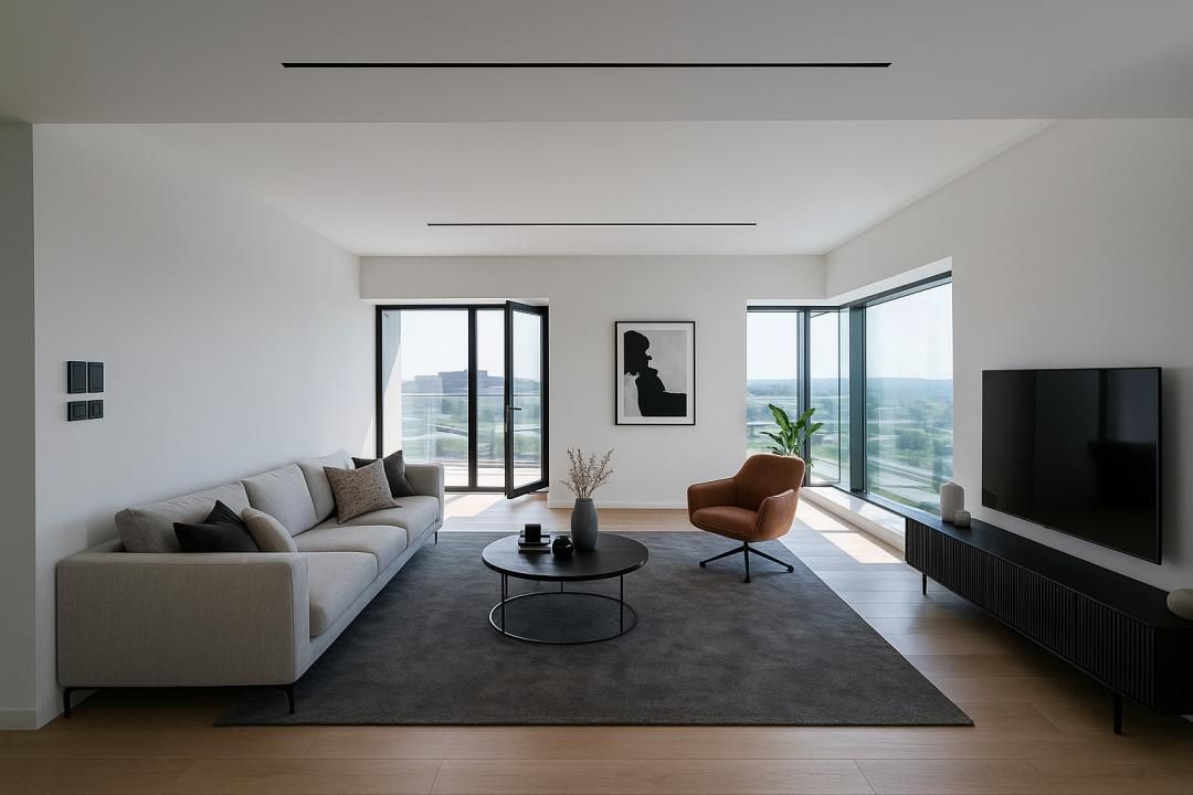 Panoramic View 16 Floor • 4 Rooms + 2 Parking • One Verdi Park • Floreasca – fotografia 5 din 22