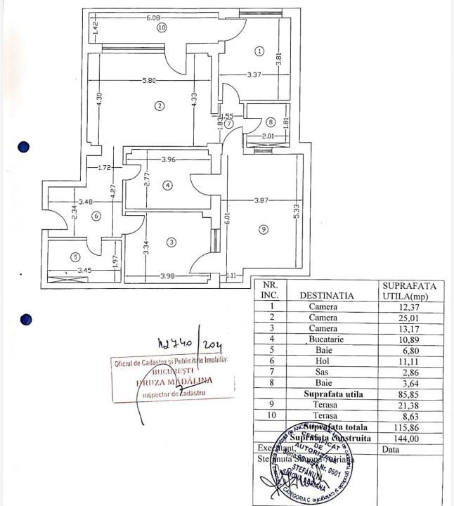 Vanzare Apartament 3 camere | Dorobanti - Perla | Bloc 2017 | – fotografia 12 din 20