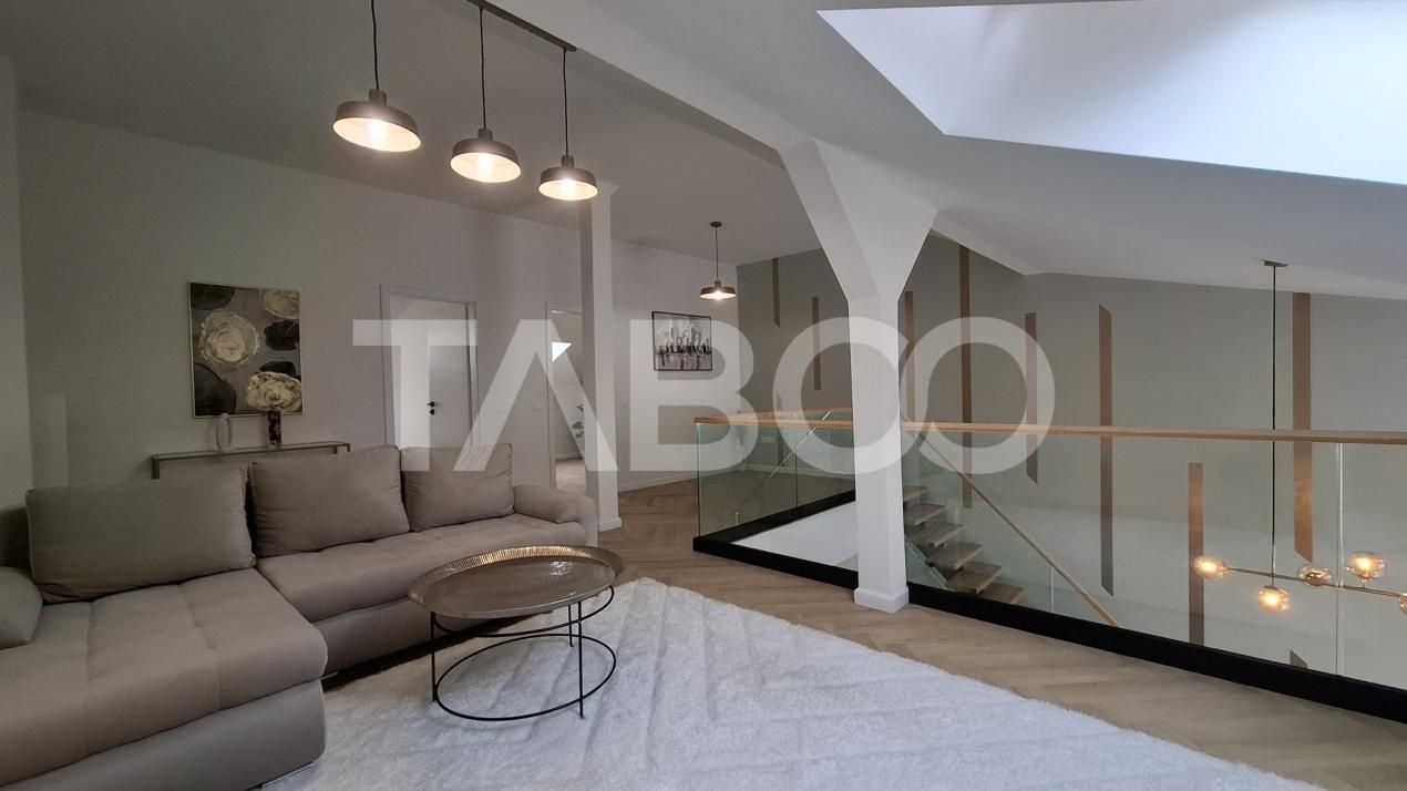 Penthouse lux ultrafinisat dotat si mobilat 2 nivele 131 mp si terasa – fotografia 15 din 20