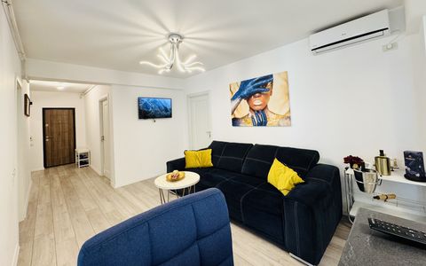 Apartament cu 3 camere complet mobilat si utilat, vedere spre  Mare