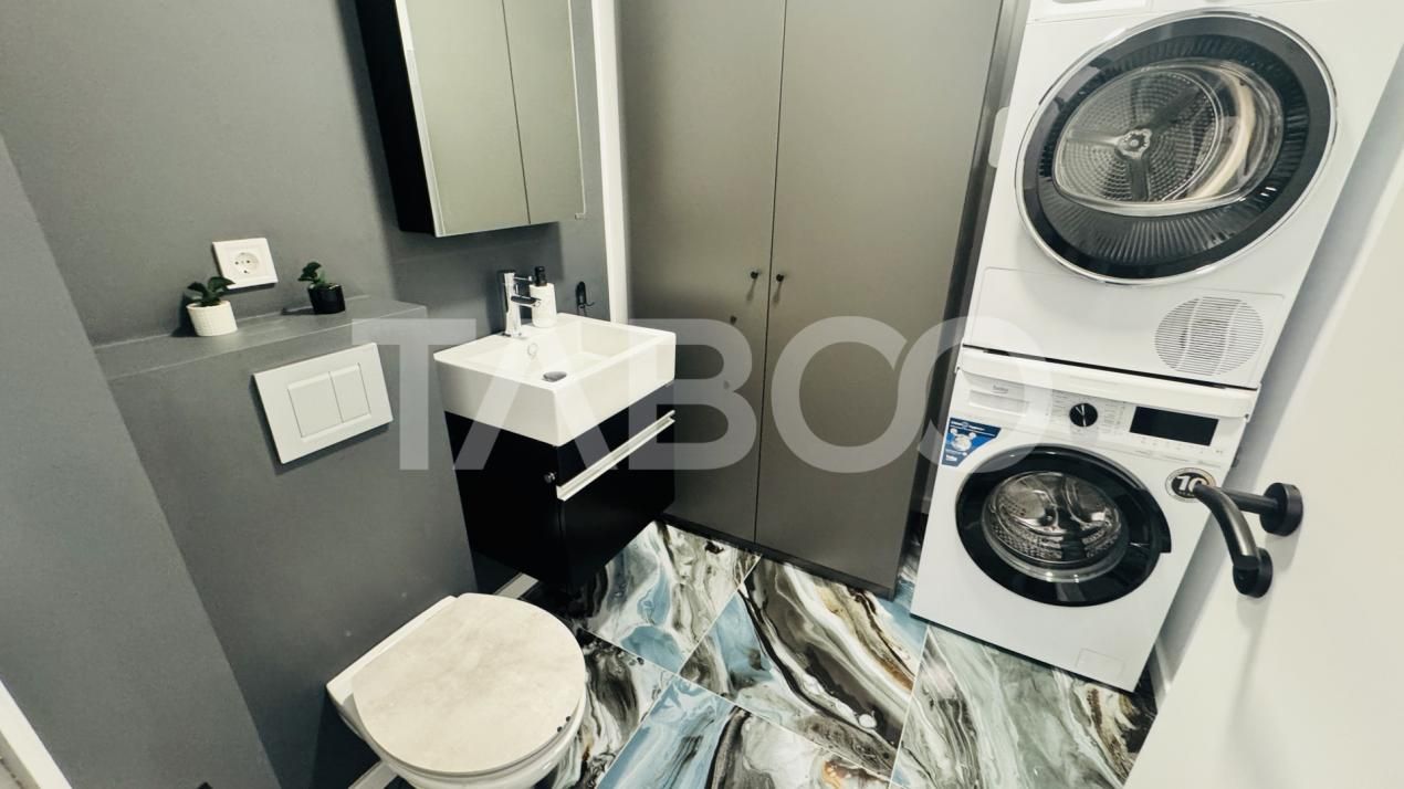 Apartament modern 63mpu 3 camere 2 bai 2 parcari de vanzare Sibiu – fotografia 7 din 11