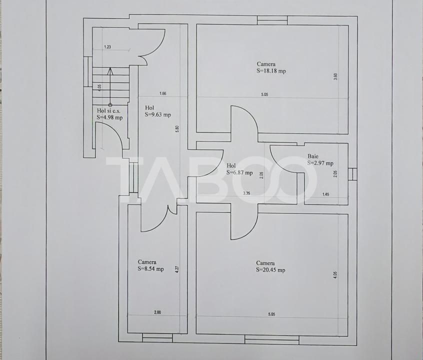 Casa individuala de vanzare cu teren 237 mp garaj in zona Lupeni Sibiu – fotografia 10 din 32