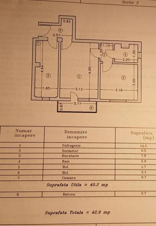 2 Camere - Teiul Doamnei - Bloc Reabilitat - Credit sau Cash – fotografia 14 din 14
